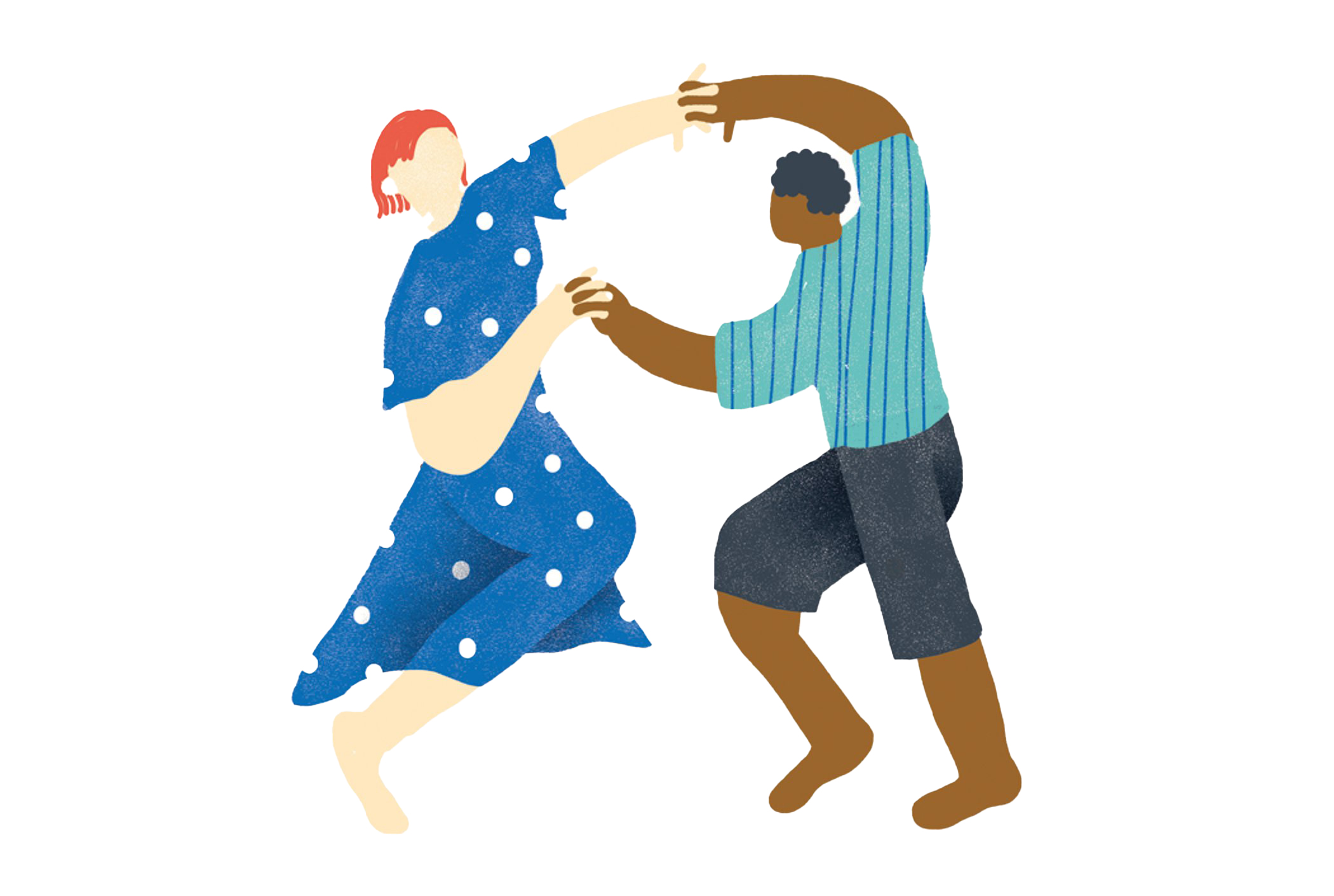 Grafik: Tanzendes Paar