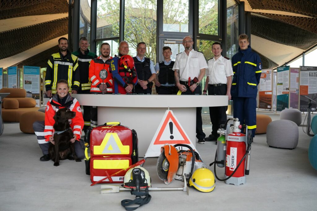 Die Blaulichtorganisationen präsentieren sich. Foto: LGS 2024/DRK/Michael Schrade